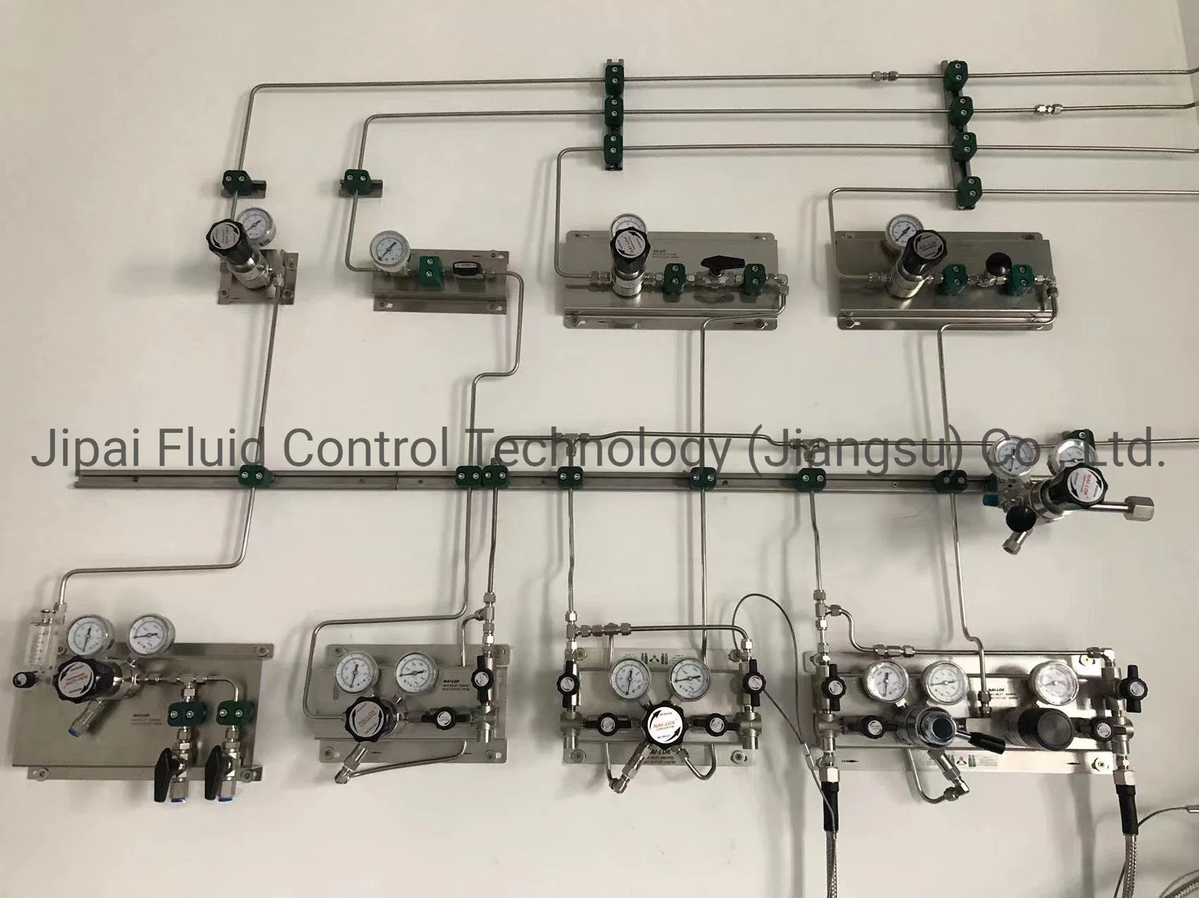 Nai-Lok Pressure Reducing Valve System for Nitrogen Gas Transfer Pipe Line Compression Gas Sampling System Nitrogen Gas Pressure Regulator