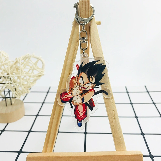 Anime Dragon Ball Peripheral Acrylic Pendant Keychains Dragon Ball Keychain