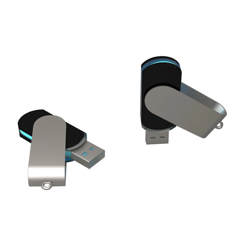 محرك أقراص USB محمول بلاستيكي USB محمول سعة 4 جيجابايت وسعة 8 جيجابايت محرك أقراص USB Stick الدوار