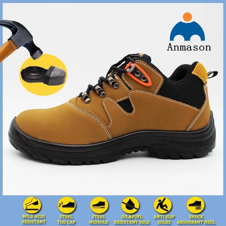 Steel Toe Industrial Work Safety Shoes Anti-Slip Footwear