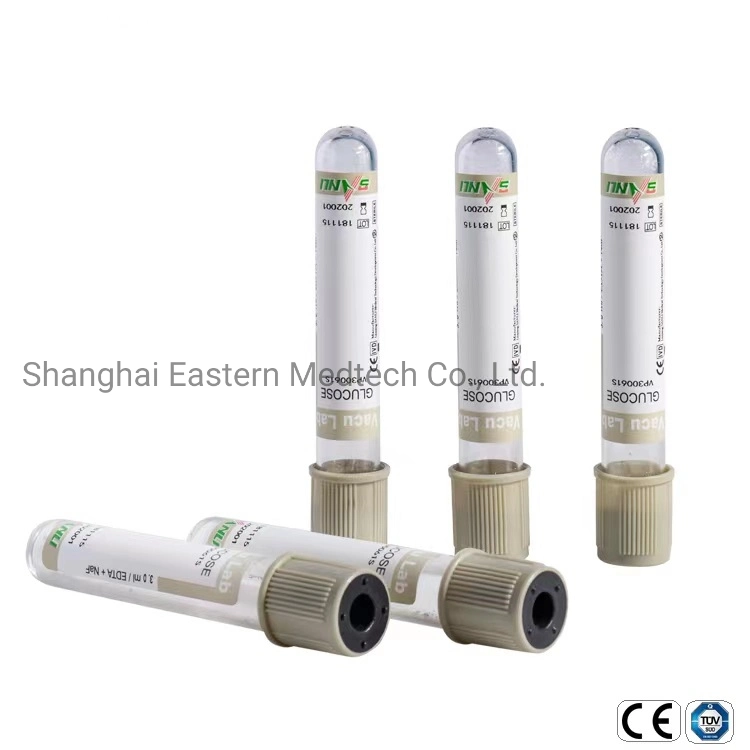 Medical Disposable Products Red Cap Vacuum Plain Blood Collection Tube for Adult with CE ISO