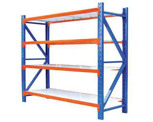 Rack de almacenamiento de nivel industrial ajustable con una carga pesada Warehosue Longspan Estantes de almacenamiento de seguridad