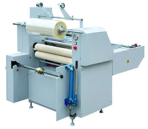 Manual Lamination with Hydraulic Heat Press Paperboard Laminating Machine