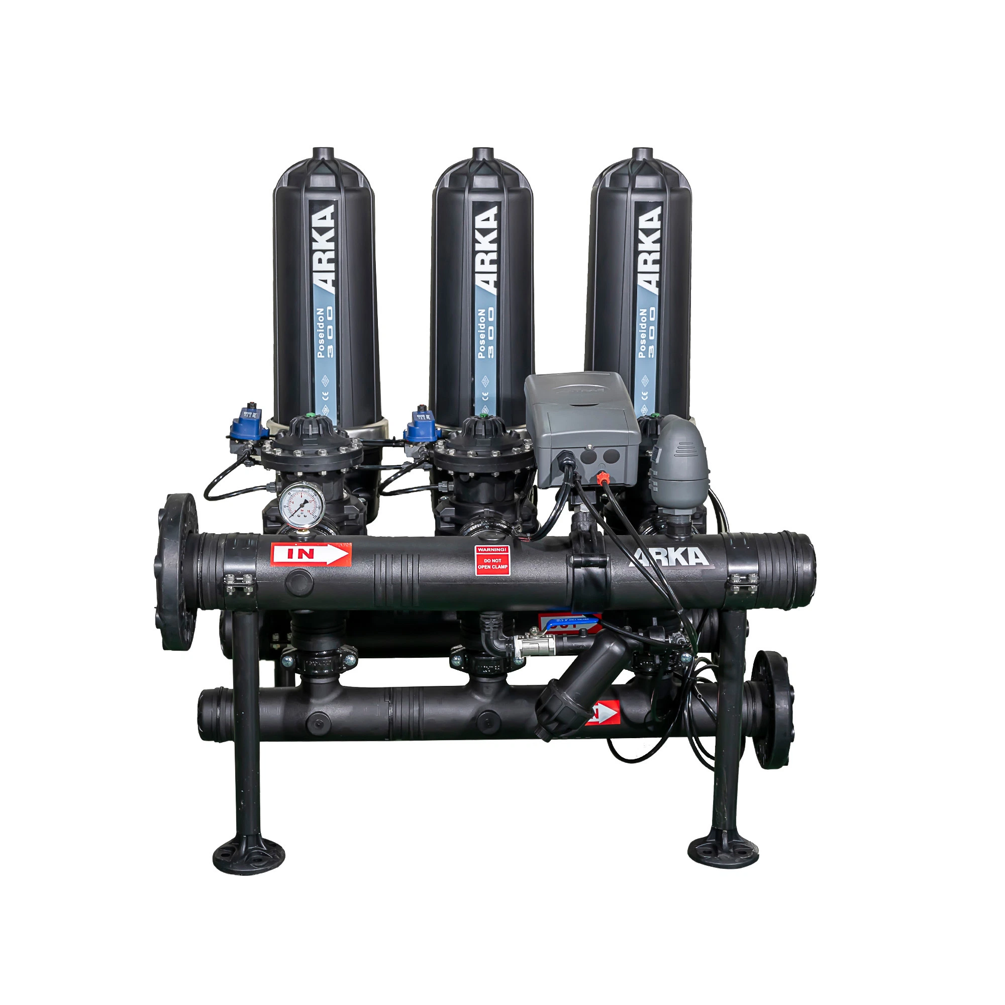 3 Inch 3 Unit Mesh Filter Backwash Auto Disc Filtration System