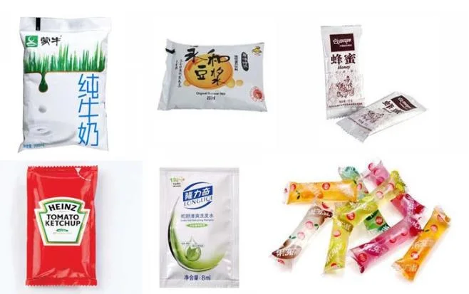 Back Seal Cream/Oil Pouch Sachets Mixing Packing Machines