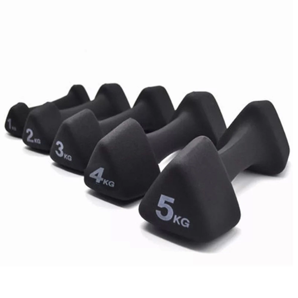 Cross Fit Black Triangle Neoprene Dumbbell