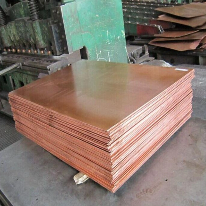 Copper Plate Cathode Electrolytic Gloosy Sheet Manufacturer 99.99% Purity Thickness 0.5mm, 1mm, 2mm, 3mm, 4mm, 5mm