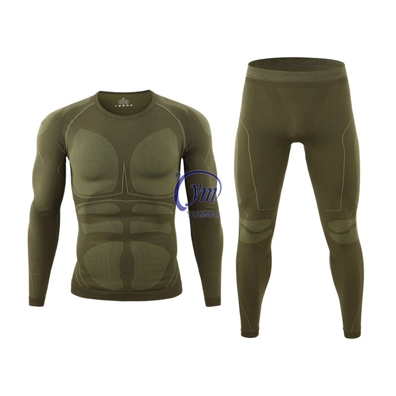 Großhandel Anpassen Logo Winter Military Lange Johns Thermal Unterwäsche Lieferant Für Männer