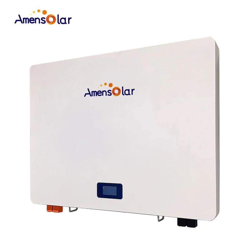 Solar Wall Mounted Lithium Ion Batteries 48V 100ah 200ah Power Wall LiFePO4 Energy Storage Battery Pack 10 Years Warranty