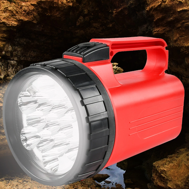 Brightenlux Big ABS Spot Light 1W LED Long Distance Lighting Range Colorful Option LED Camping Light Search Lamp Torch