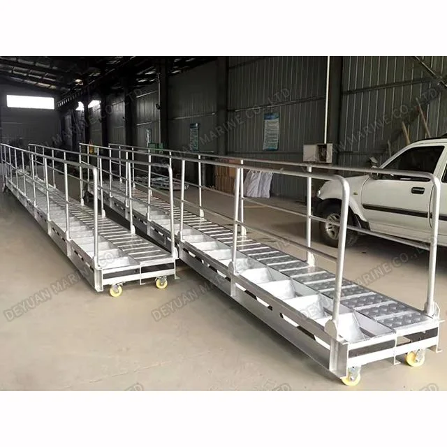 ISO5488 Aluminium Alloy Accommodation Ladder Accommodation Gangways Wharf Ladders