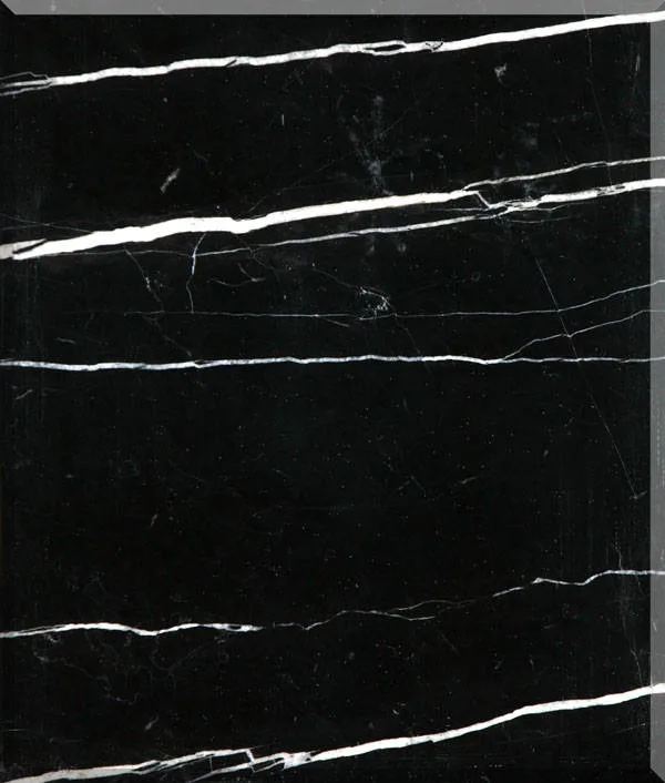 China Oriental Black Marble/with/White/Vein Nero Marquina Marble/Tiles/Slabs for Worktops Countertops/Vanity/Tops