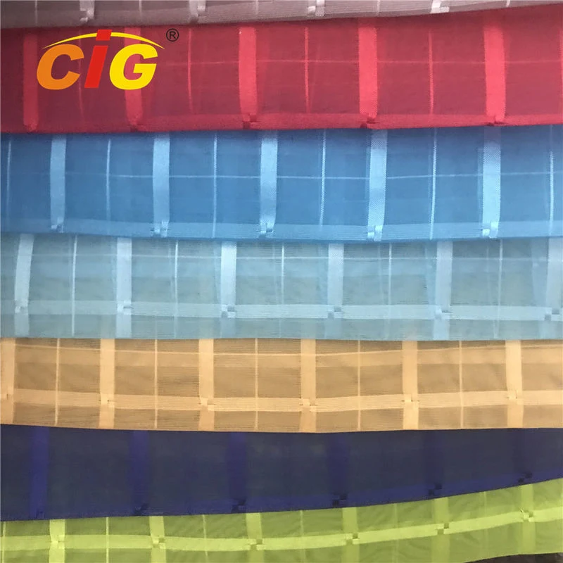 Printing Flocking Organza Curtain Fabric