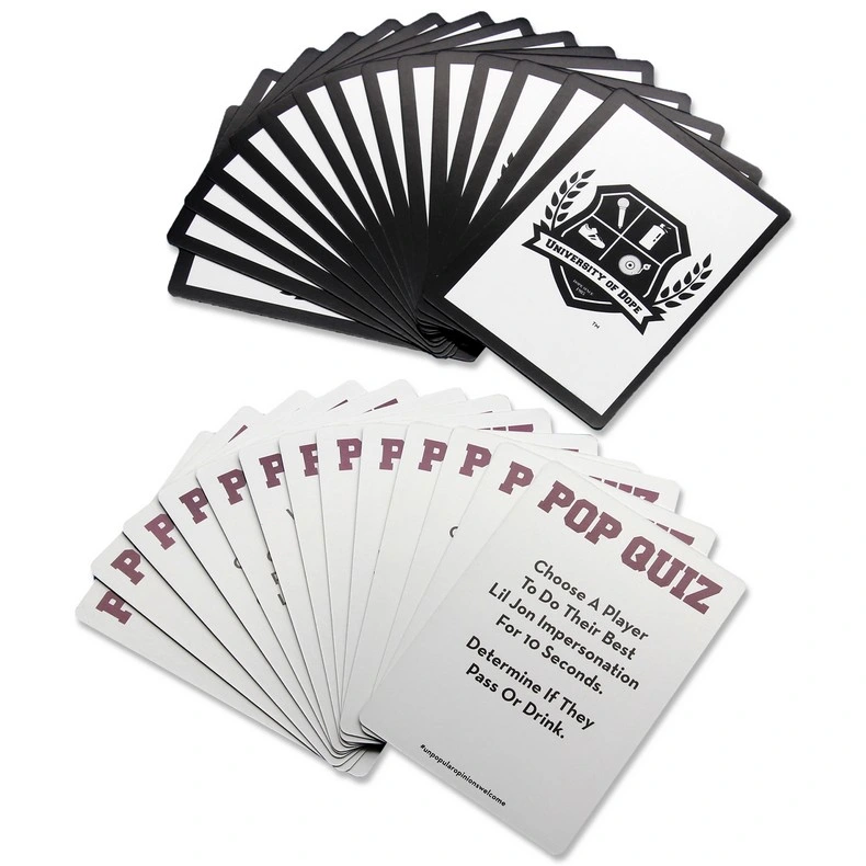 As crianças a cartas de jogar baralho personalizado jogo de Cartão de Memória Flash de embalagem as crianças de jogos com a caixa de cartão