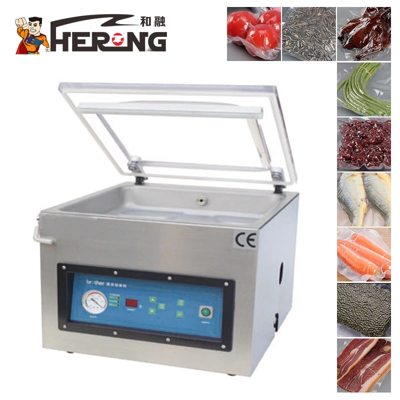 Hero Brand Machine Pillow China Automatic Bean Local Food Pickle Fruit and Vegetable Vacuum Packing Device