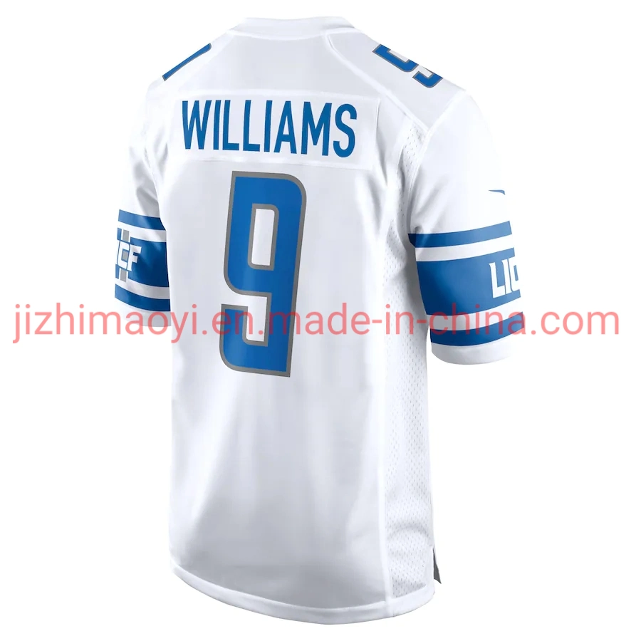 Wholesale/Supplier 2022 Men's Detroit-Lions Jamaal Williams Ni-Ke White Player Game Jersey Football Shirt