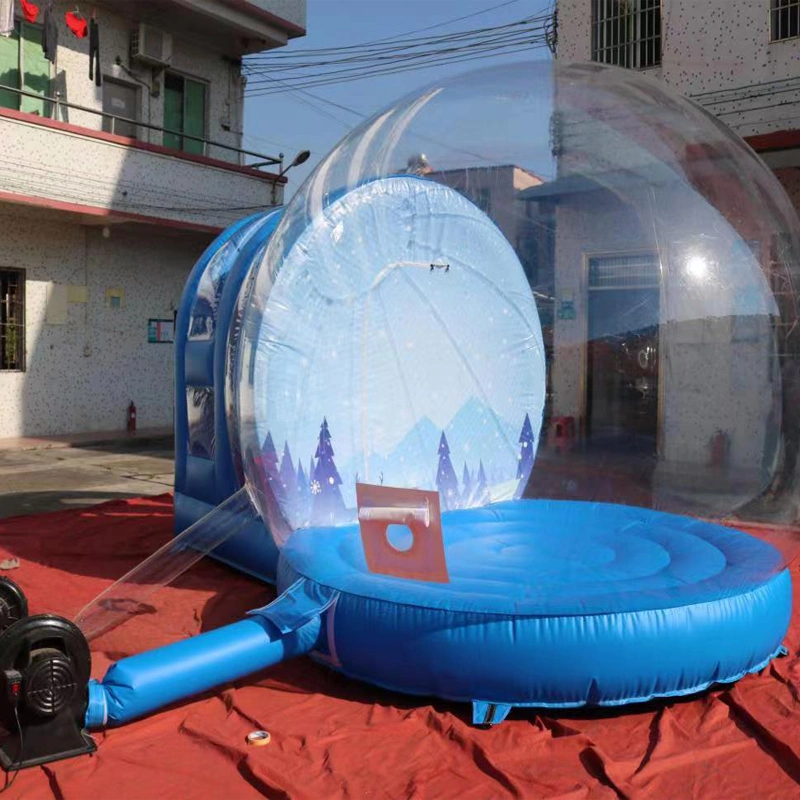 Buena calidad Inflatable barato Bounce House Tamaño humano bola de nieve