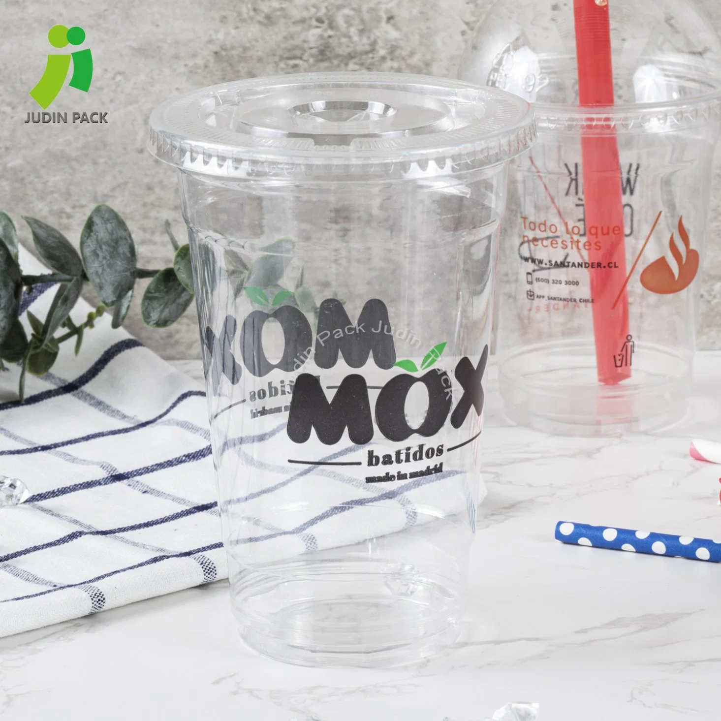 250ml-650ml High Transparent Disposable Pet Plastic Cold Drinking Cups