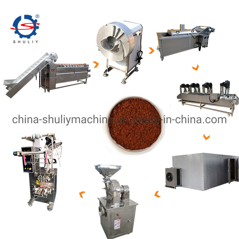 Hot Selling Ginger Powder Processing Line Masala Grinding Machine Garlic Powder Making Machine