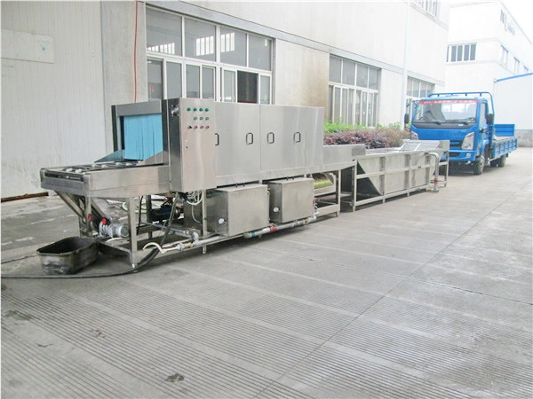 Industrial High Pressure Cleaning Machine with Soaking Tank Basket/Pallet/Tray/Bin/Crate Washer