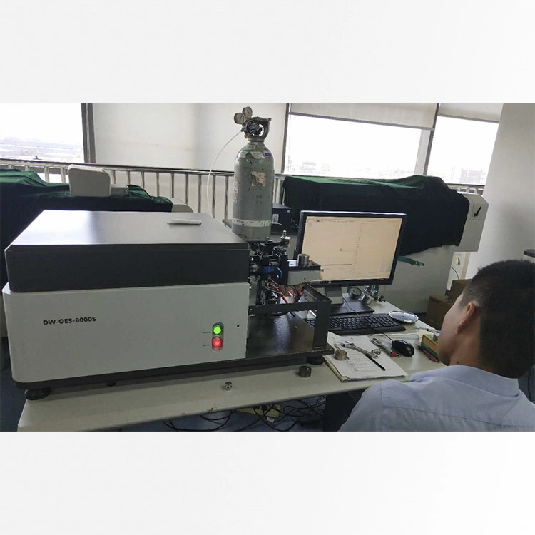 Analisador de ambiente de trabalho OES Espectrometria de emissão óptica de leitura directa em liga metálica Espectrofotómetro de aço inoxidável