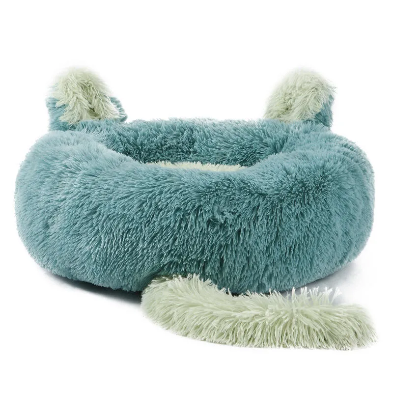 Cute Round Pet Sleeping Sofa Luxury Cute Cat Dog Bed