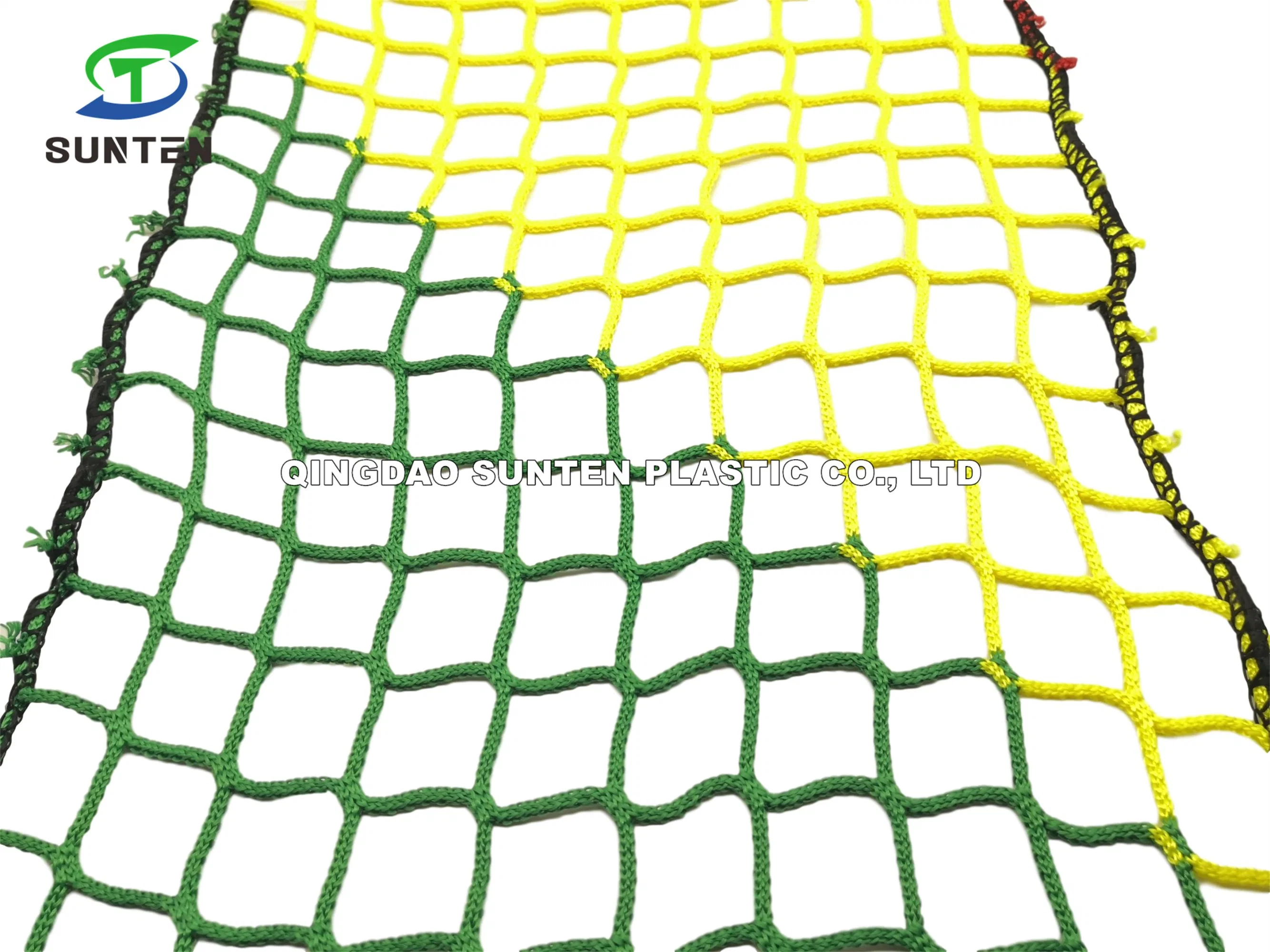 5cm Mesh Rainbow Color Polyester Knotless Cargo Climbing/Container /Fall Arrest /Safety Catch Mesh/Sport Goal Net Deporte, Esporte Net, Football Pallet Net