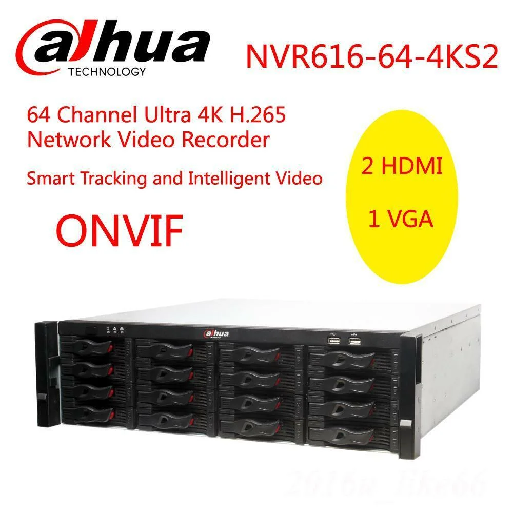 Dahua 64/128 Channel 3u 16hdds Ultra Series Network Video Recorder Ai NVR NVR616-64/128-4ks2