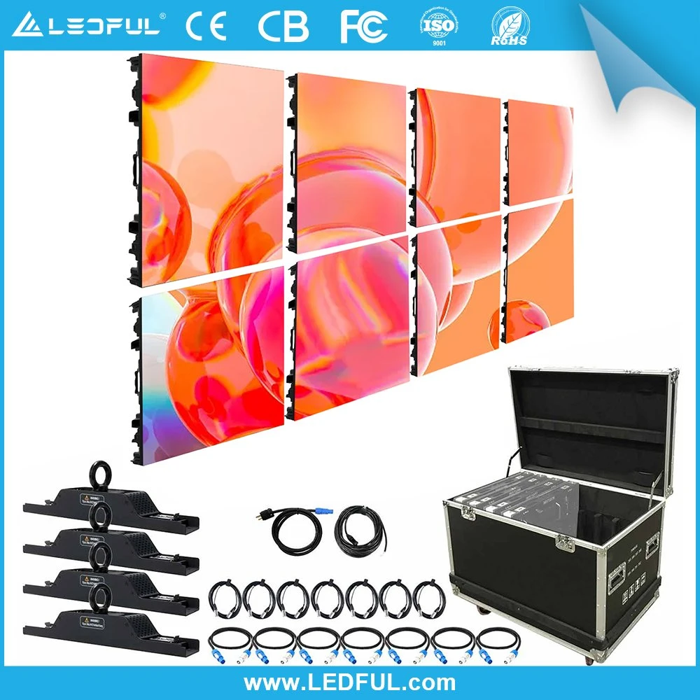 Window P3.91 Outdoor P3.9 3.91 500 X 500 Rental LED Screen Display