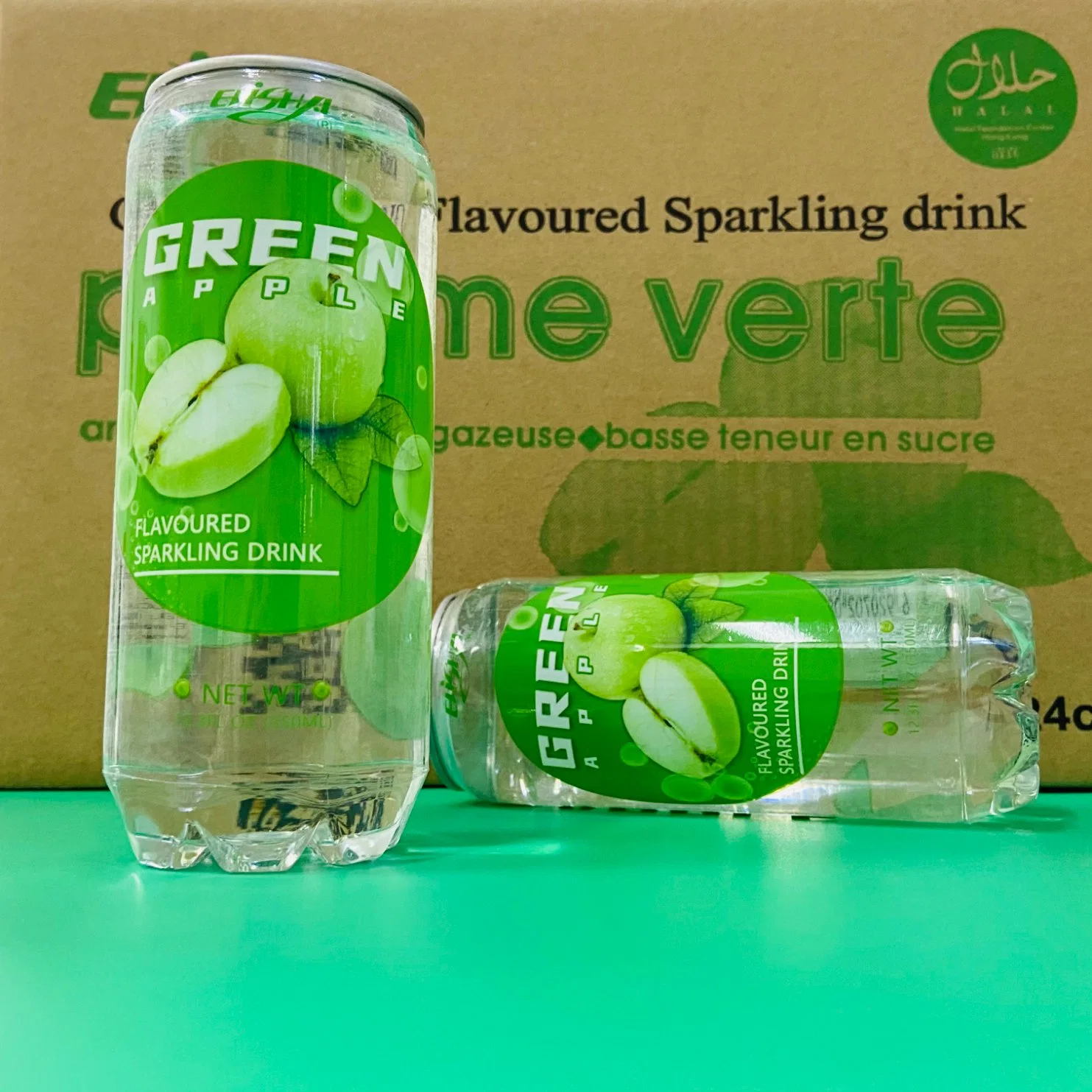 350 Ml Pet Can for Apple-Flavored Carbonated Drinks