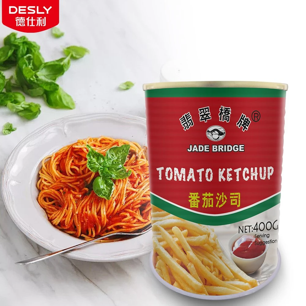Additif alimentaire Pont de Jade Squeeze bouteille en plastique disponibles l'Assaisonnement Ketchup coller la sauce tomate