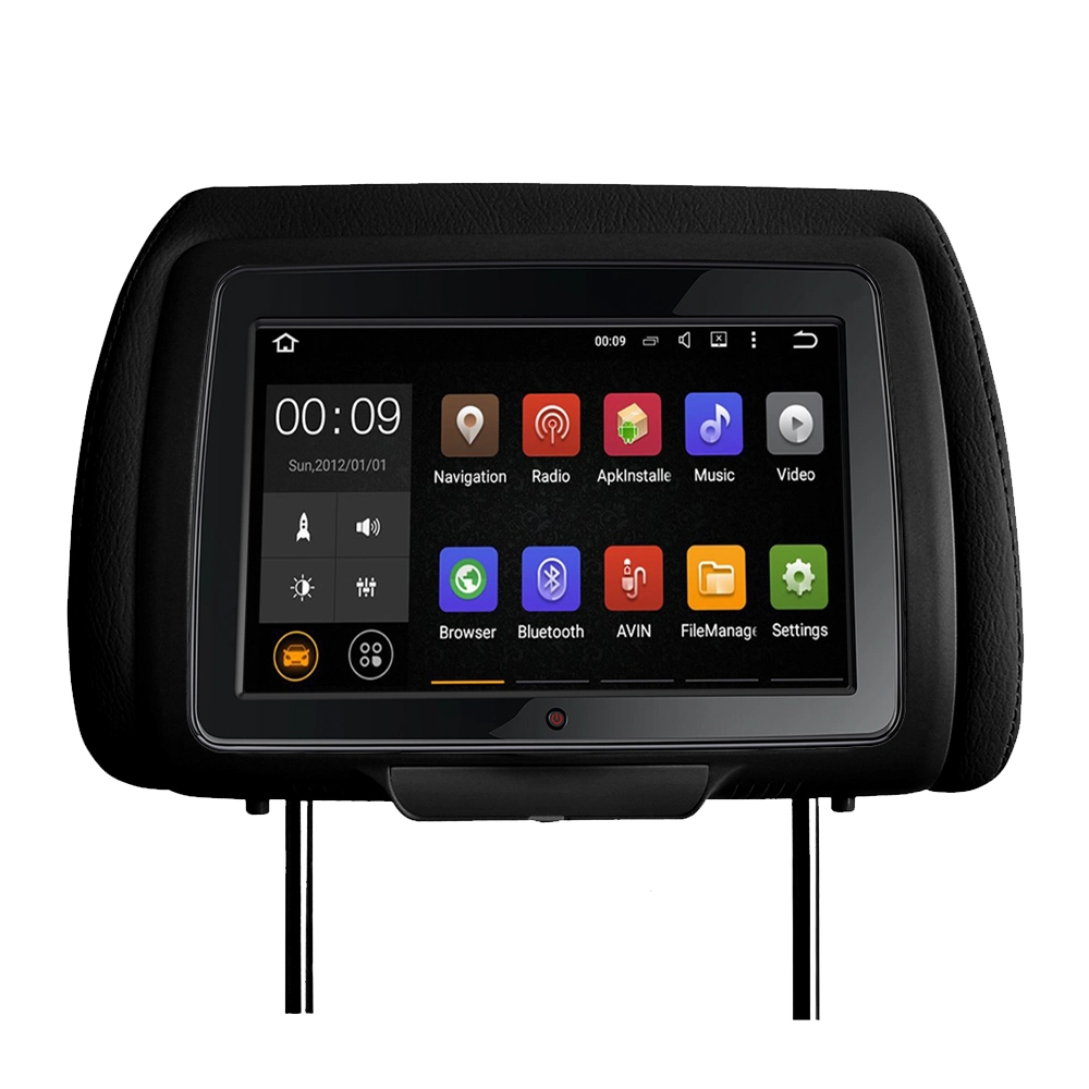 ÉCRAN TV pour voiture Android 1080P lecteur AV 8 pouces arrière Système de divertissement de voiture de siège moniteur Smart car d'appuie-tête de 10 pouces