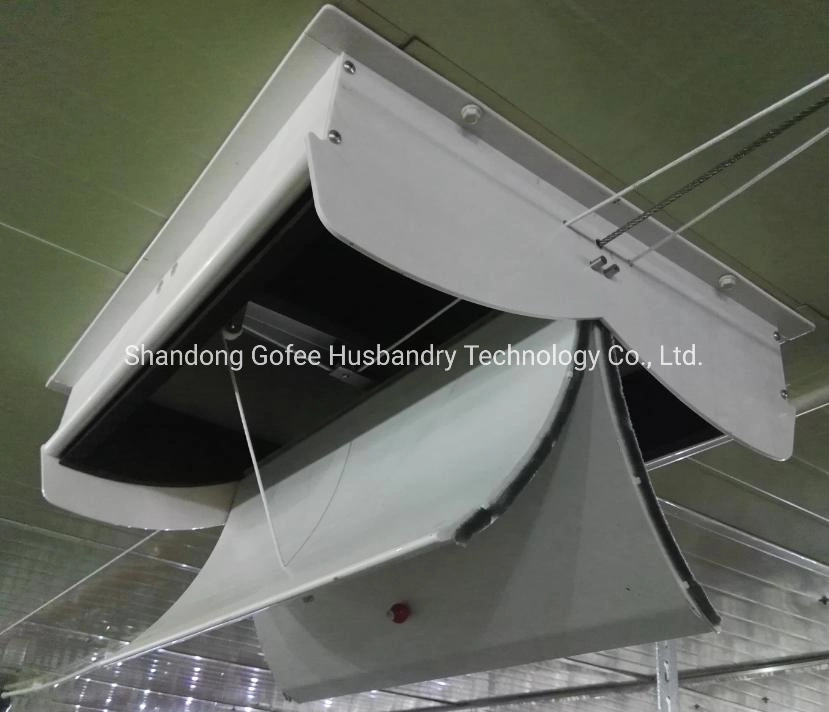 Butterfly Type Air Inlet Ventilation Window for Swine Pig Livestock and Animal Husbandry