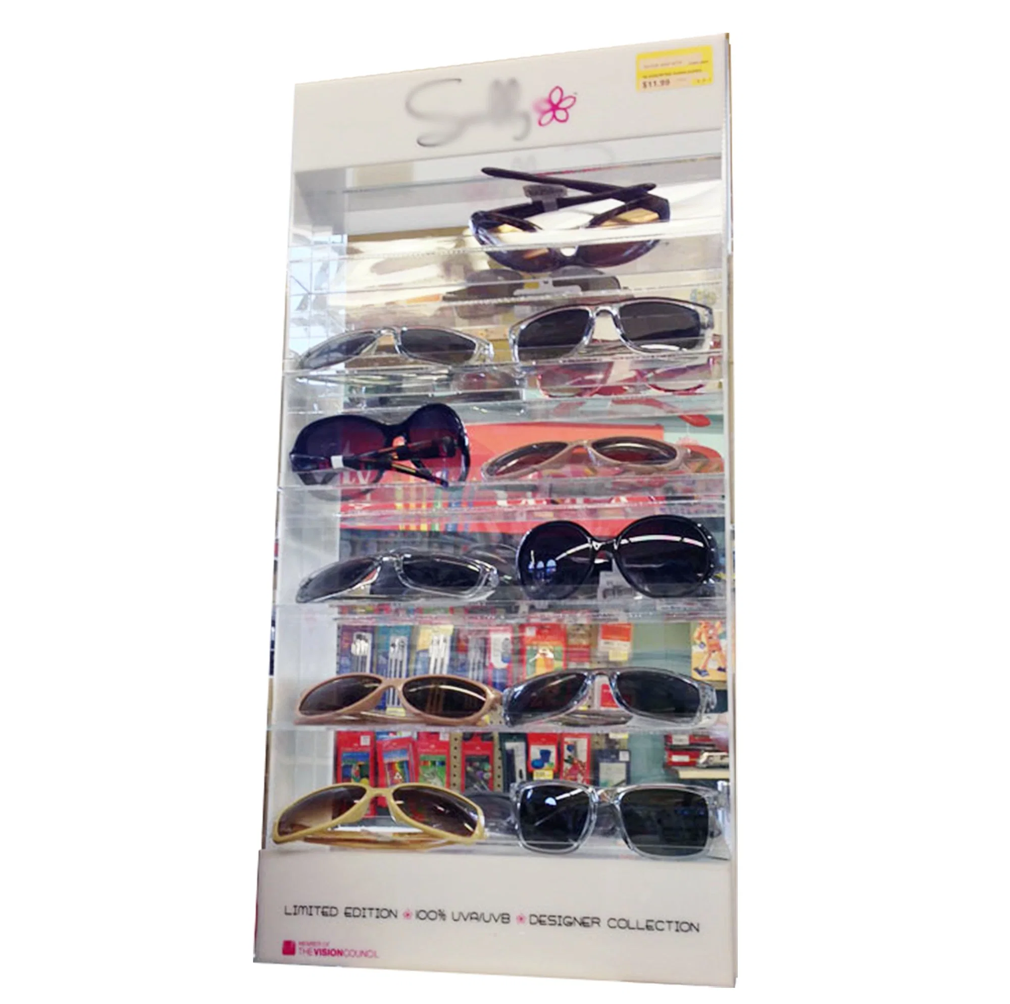Eye Wear Branding Glass Retail Acrylic Counter Top Display Table Counter