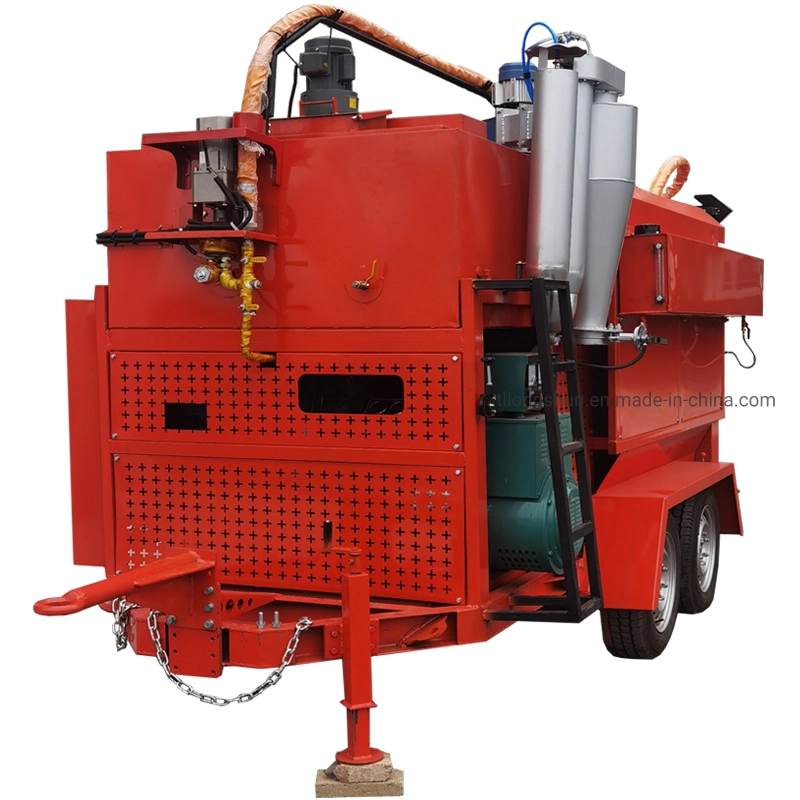 Trailer Type Asphalt Road Repair Colored Asphalt Hot Recycling Mixing Equipment