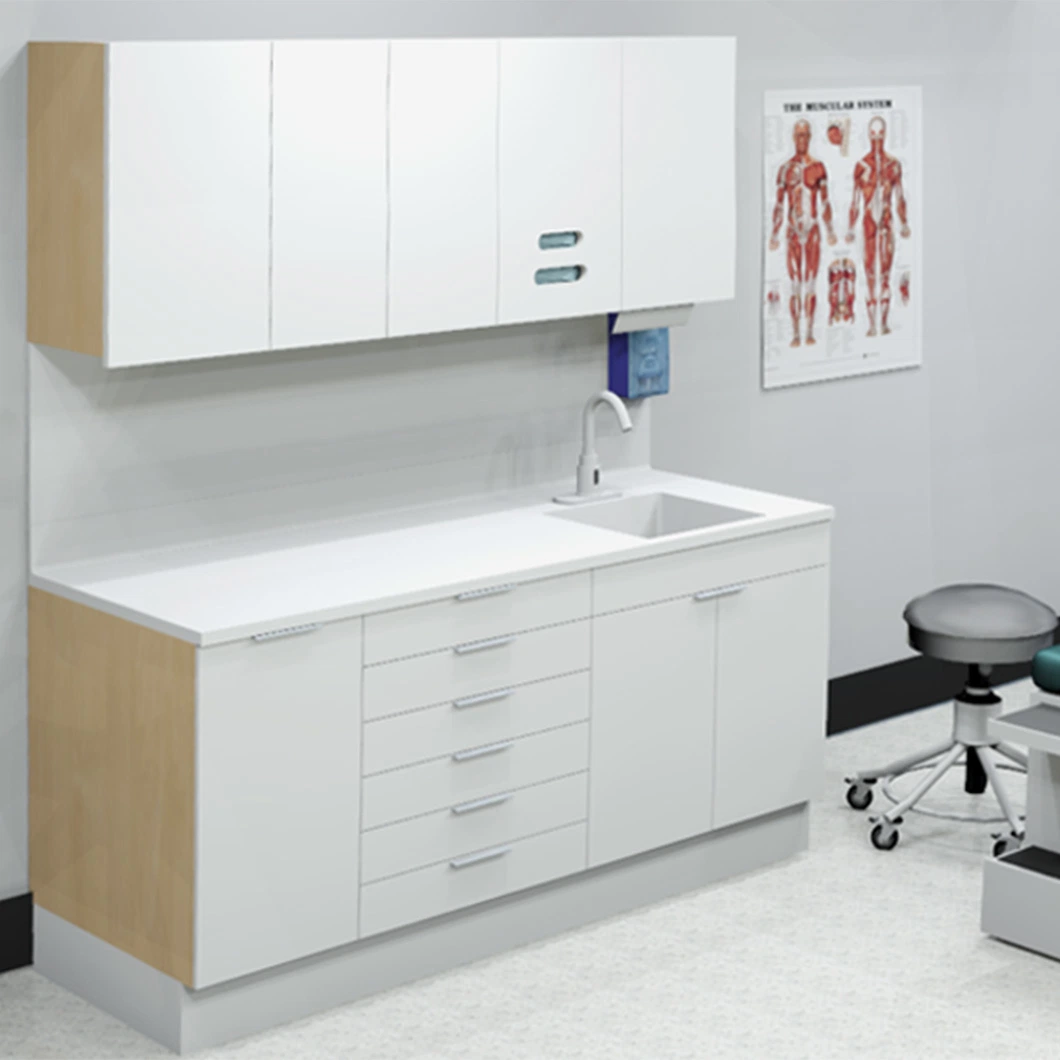 Medical Contract Healthcare Storage Furniture Design Used in Exam and Patient Room Hospital Cabinets