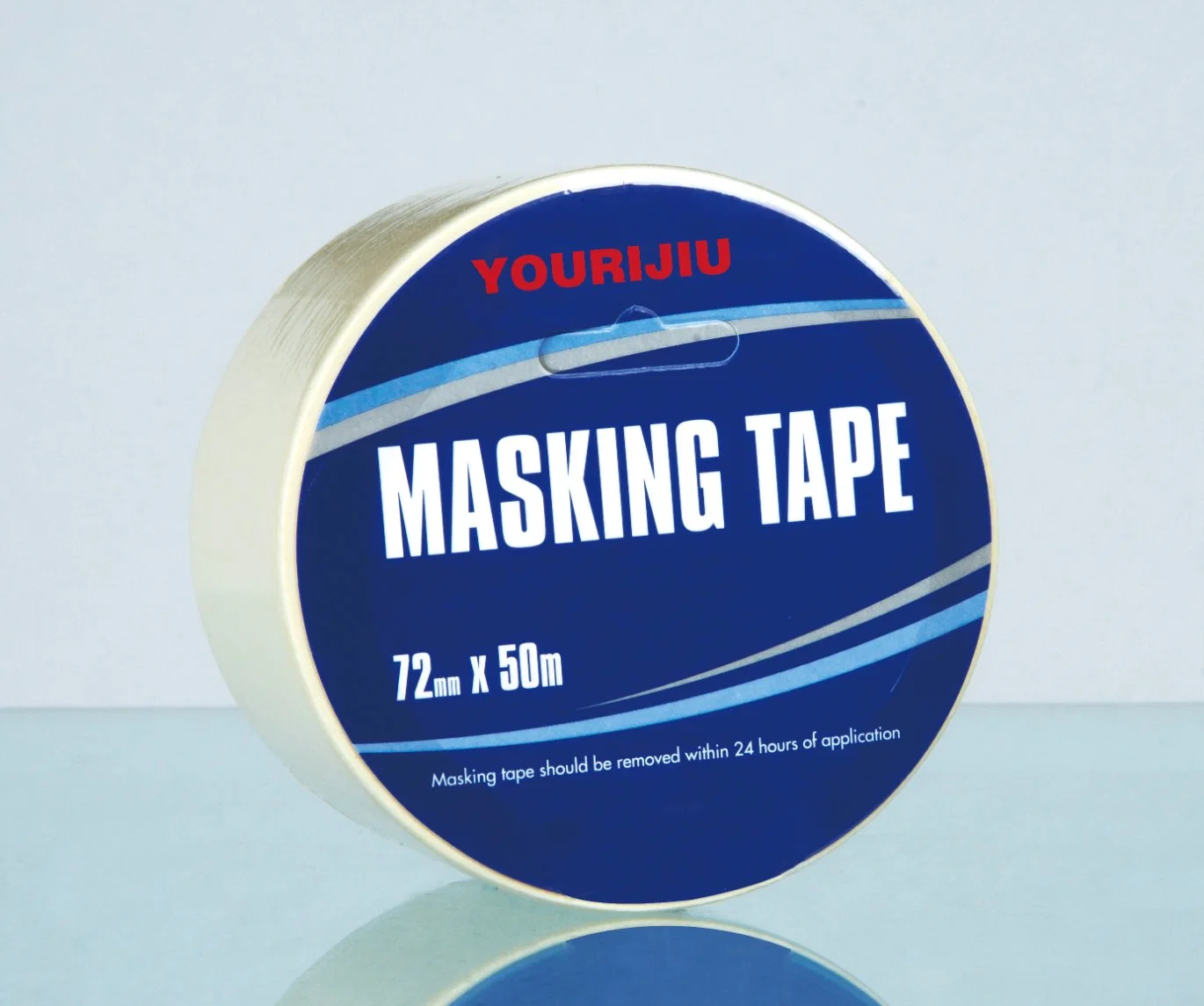 Yourijiu Free Sample Manufacturer High Quality Heat-Resistant Writable Pressure Sensitive Single Side Crepe Paper Masking Tape Jumbo Roll