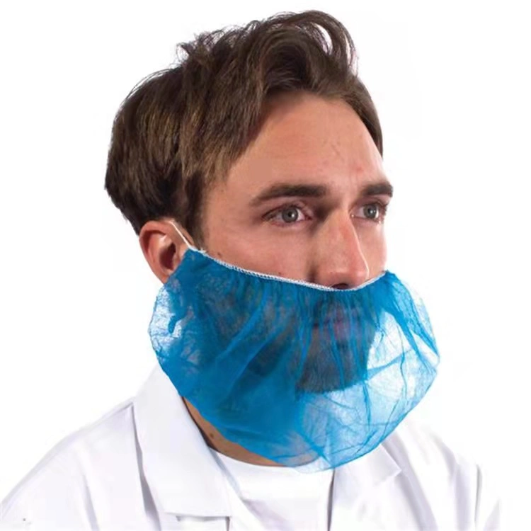 Factory Machine Made Disposable PP Beard Cover with Elastic Band