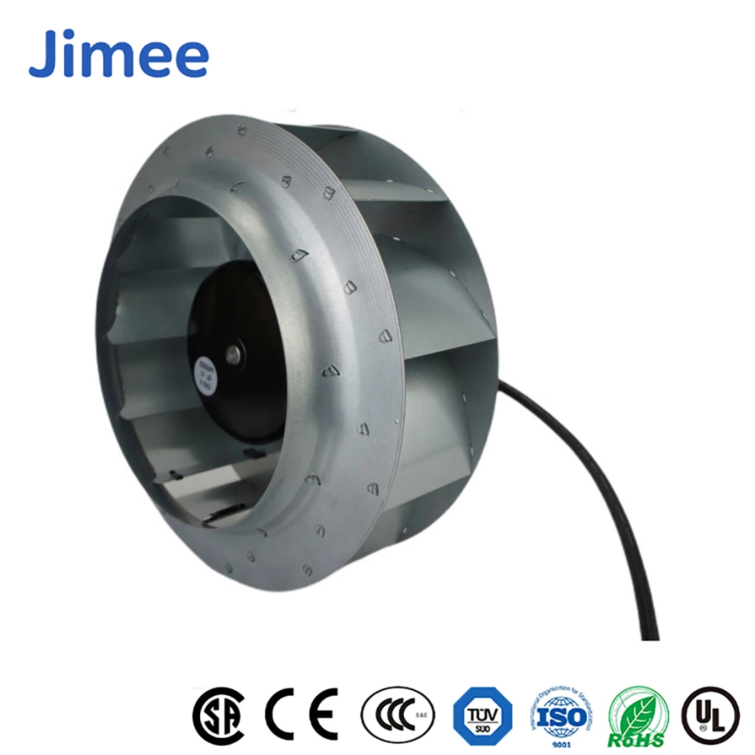 Motor de Jimee China Ventilador Axial de CA de la manufactura Jm310/70d2c1 Clase de protección IP44 DC Ventiladores Centrífugos 6 Ventiladores Industriales de pie Ventilador Axial de 24V para el acondicionado