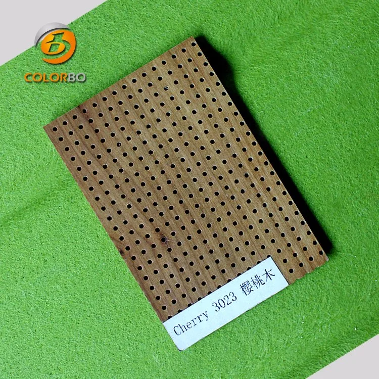 First Choice for Office Wooden Perforated Acoustic Panel Sound Reflective Materials