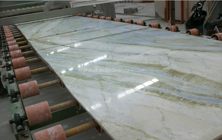 Marble Slab Blue Jade Onyx Pillar and Baluster/Worktop/Wall Floor Tile