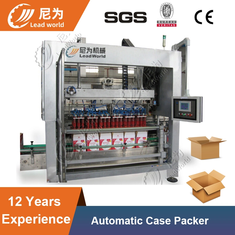 Zinn Kann Shrink Wrap Around Karton Auto Box Case Packer Verpackungsmaschine für Beverage Line