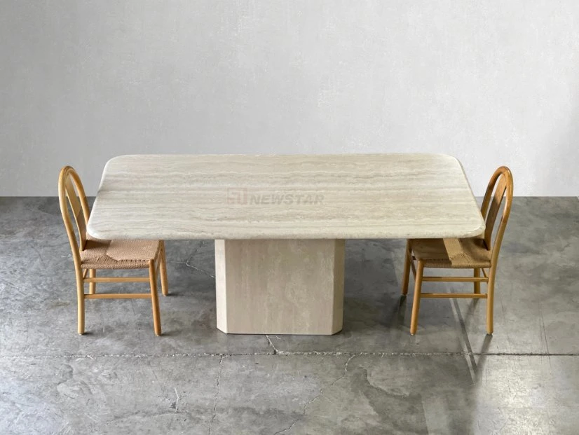 Современная роскошь и обеденным столом типа Мате Отточен поверхности управления стол больших размеров производство на заводе Shuitou точильного камня