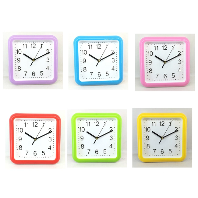 Relojes de pared decorativos de plástico de estilo sencillo al por mayor OEM/ODM, relojes de pared prácticos como regalo promocional