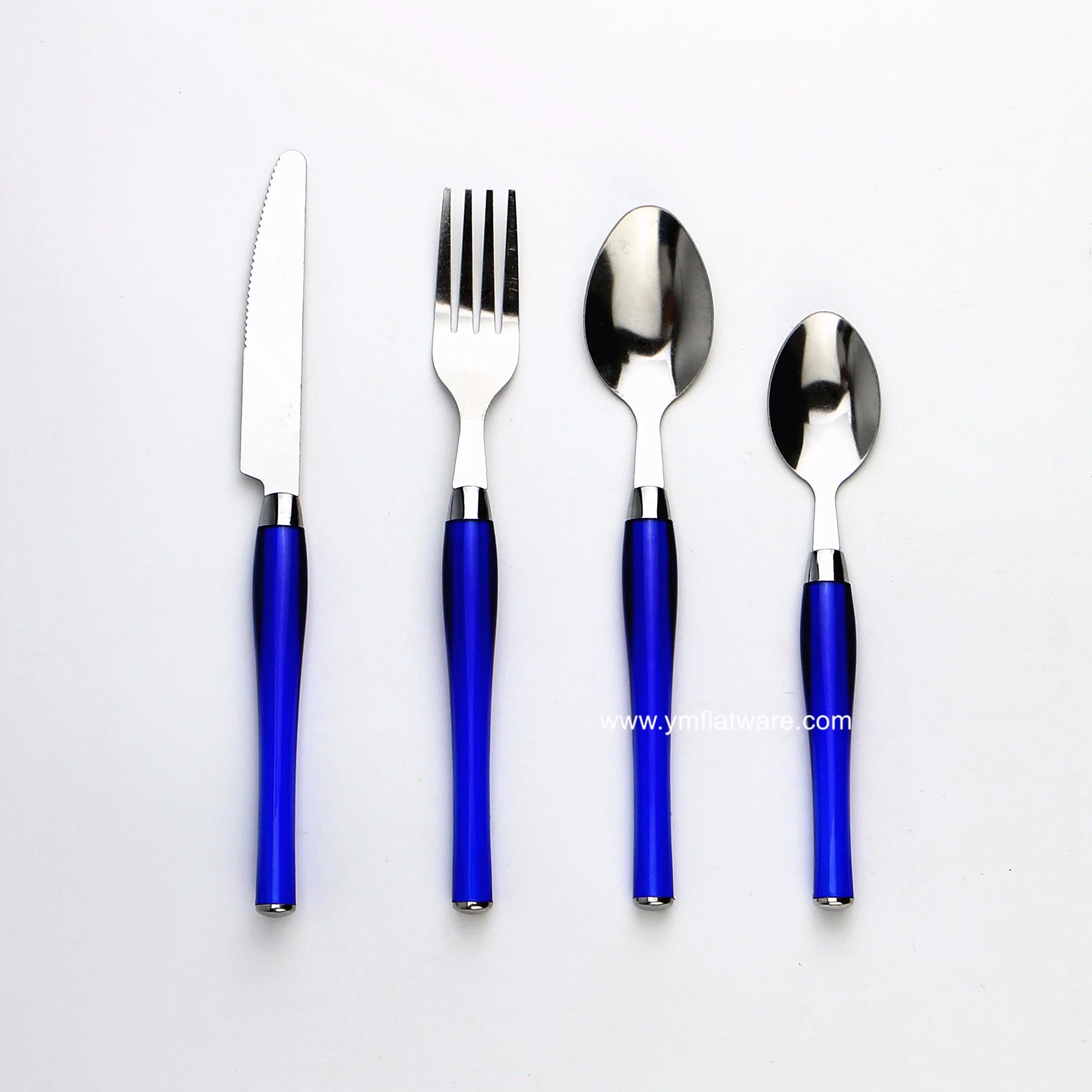 Plastic Handle Fork and Spoon Cutlery Gift Set