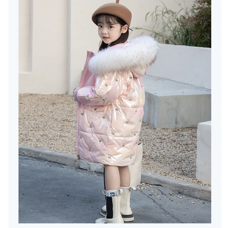 New Long Style High quality/High cost performance  Korean Waterproof Parenting Children Apparel Thickened