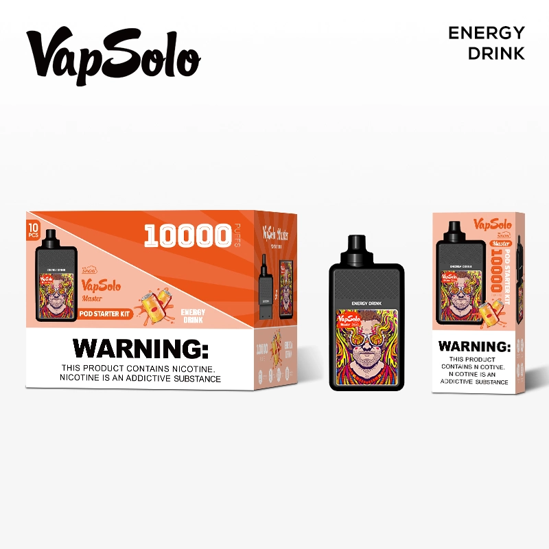 Vapsolo Factory Cheap Price 9K Puff Replaeable Pods Master 10000 Disposable/Chargeable Vapes