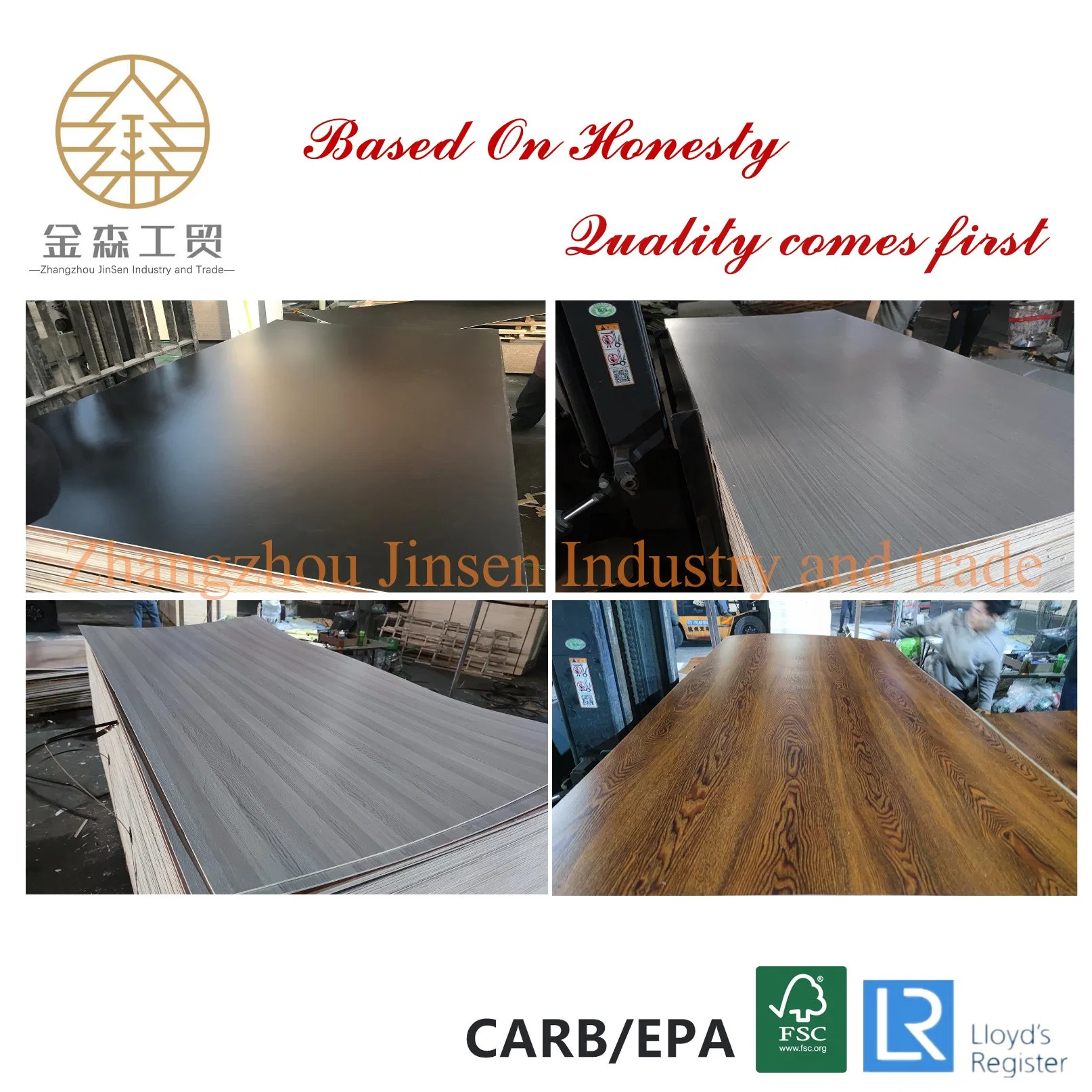 18 mm Synchronized Melamine Laminated Plywood for Furniture