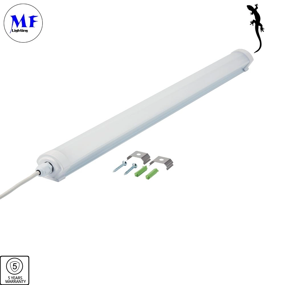 Factory Price 18W IP66 Anti-Corrosion Waterproof Lighting Fixture Vapor Tight Tube Light LED Tri-Proof Light for Supermarket Office Company Workshop