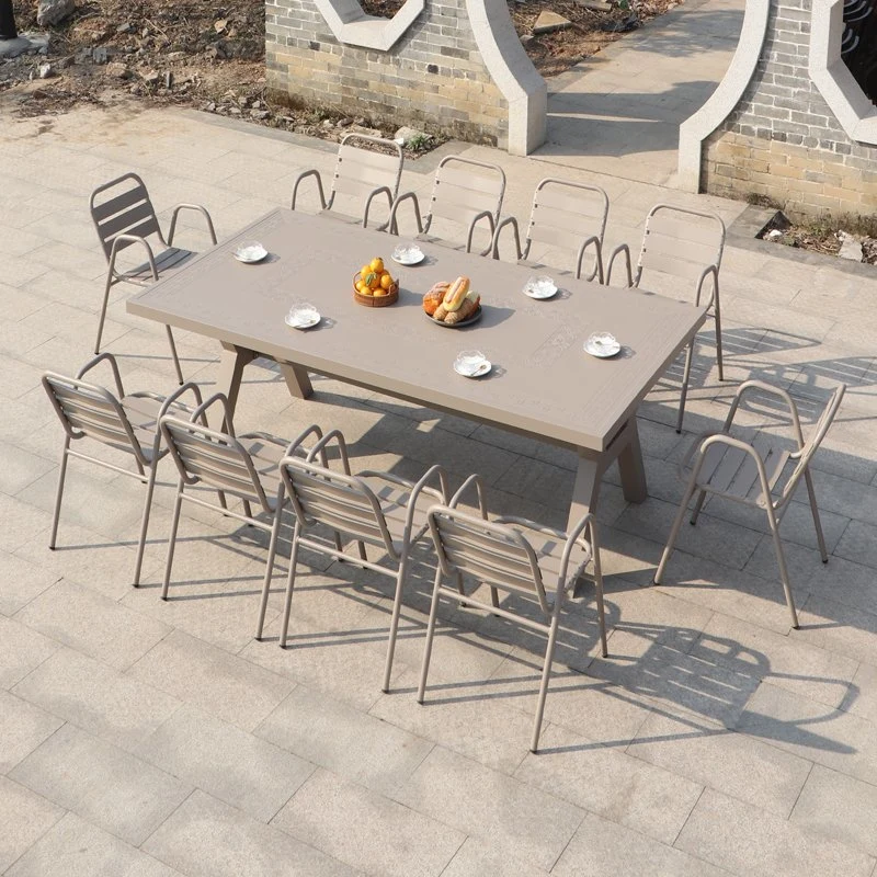 European Outdoor Leisure Web Celebrity Aluminium Chairs and Tables, Villa and Courtyard Garden Villa Open - Air Balcony